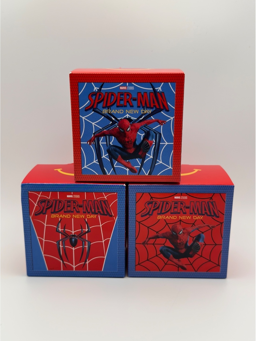 2026 McDonald’s Spider-Man Brand New Day Happy Meal Toys Lot of 3 Marvel
